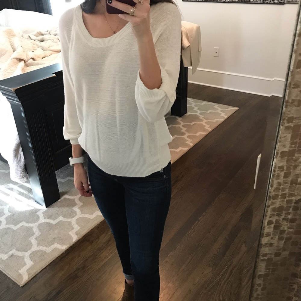 White sweater - Picture 3 of 4